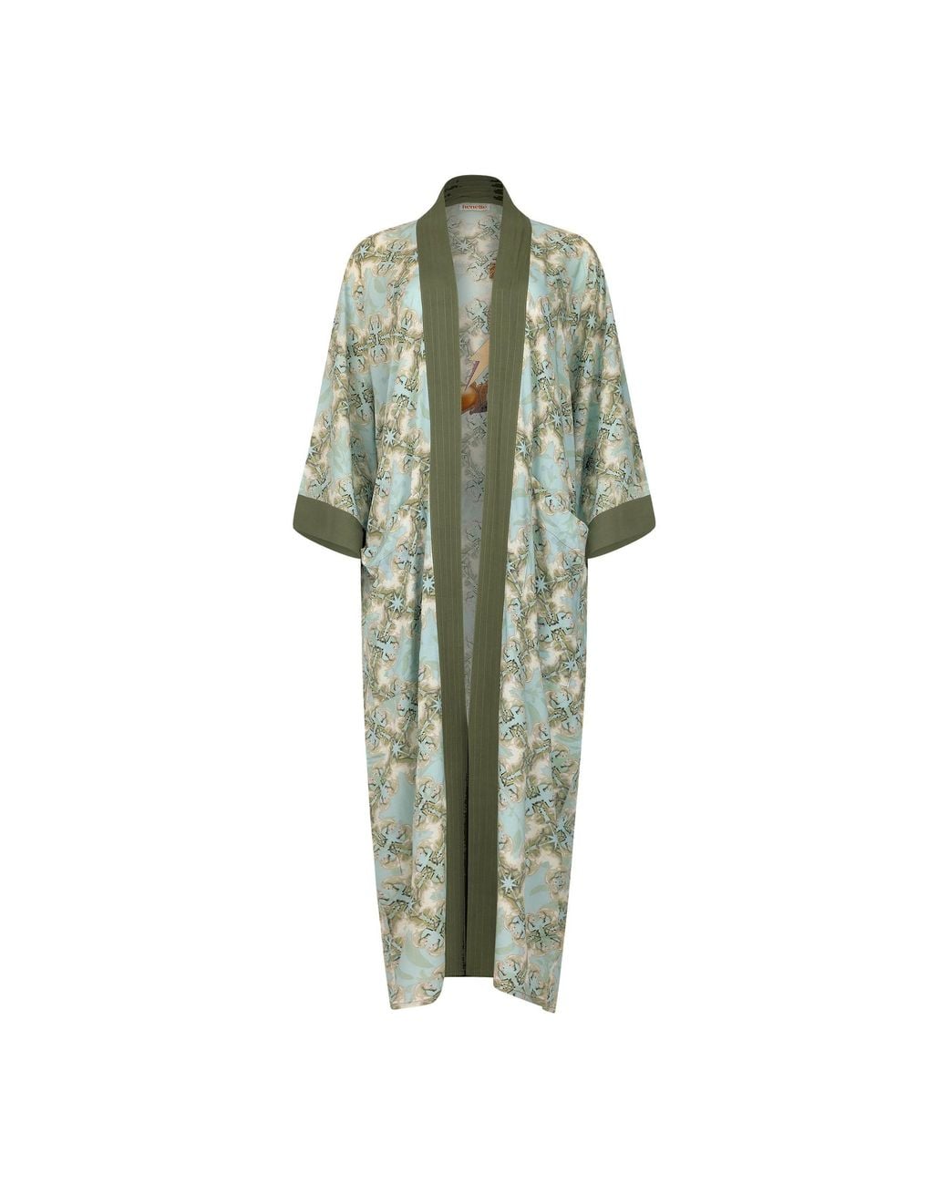 Henelle Green Lucky Pony Duster Robe