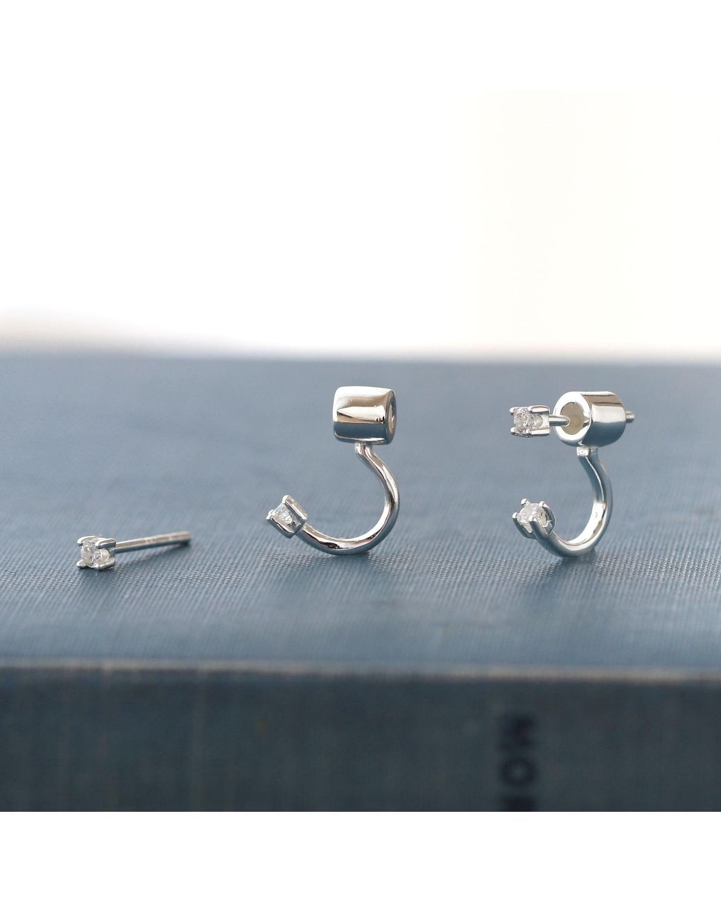 Kris Nations Metallic Petite Crystal Arc Earring Jackets