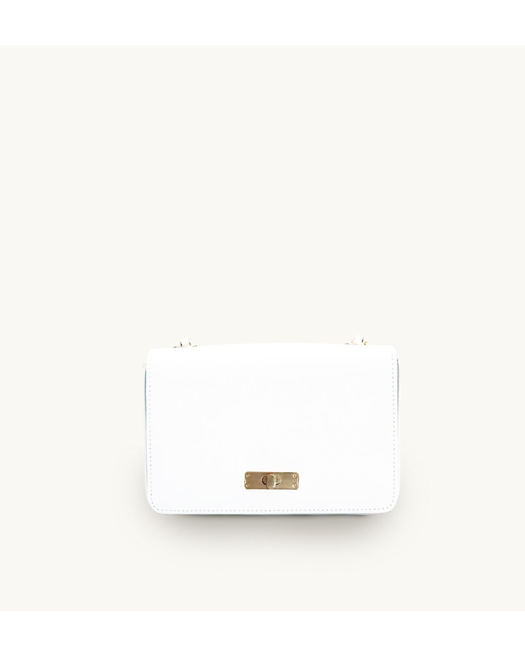 Apatchy London White The Grace Leather Bag
