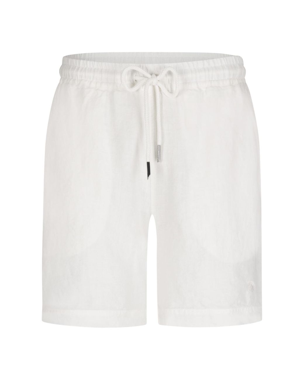 Maison Tangerine White Linen Shorts For for men