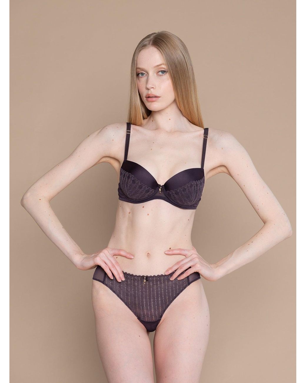 BonBon Lingerie Purple Harmony Full Brief