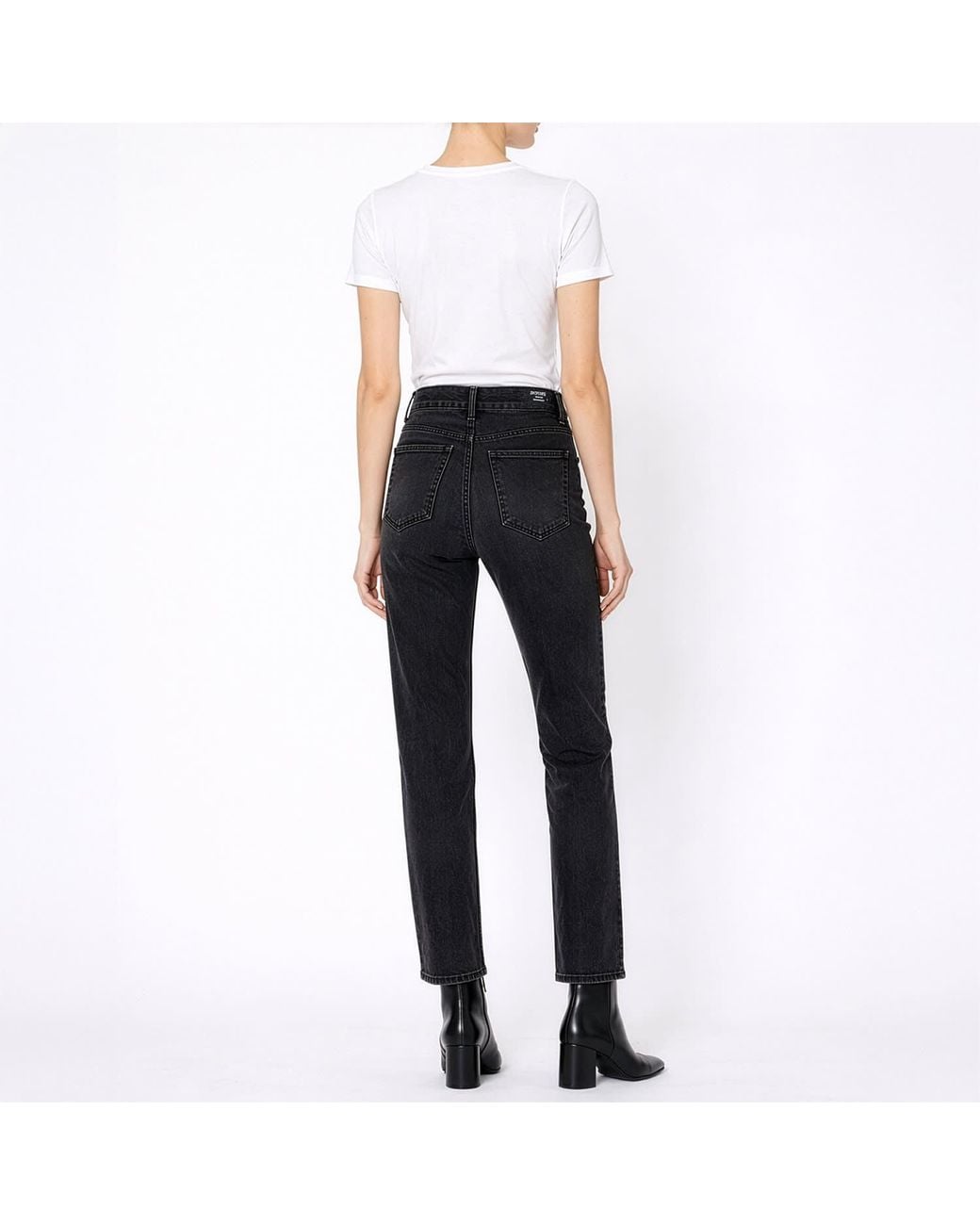 NOEND Gray Kent Relaxed Straight Jeans