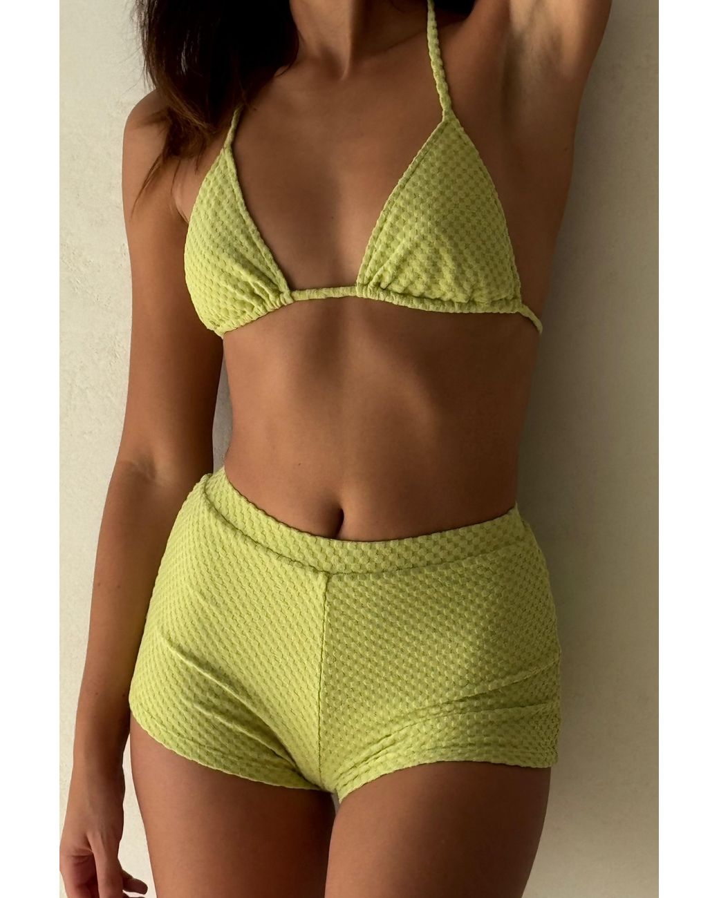 Floating Swim Green Lyon Top