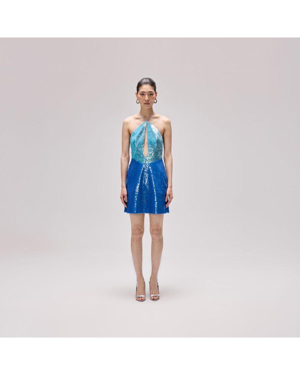 Herfetch Blue Aquamarine Mini Dress