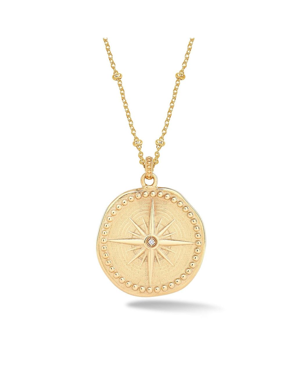 Dower & Hall Metallic Large True North Diamond Pendant