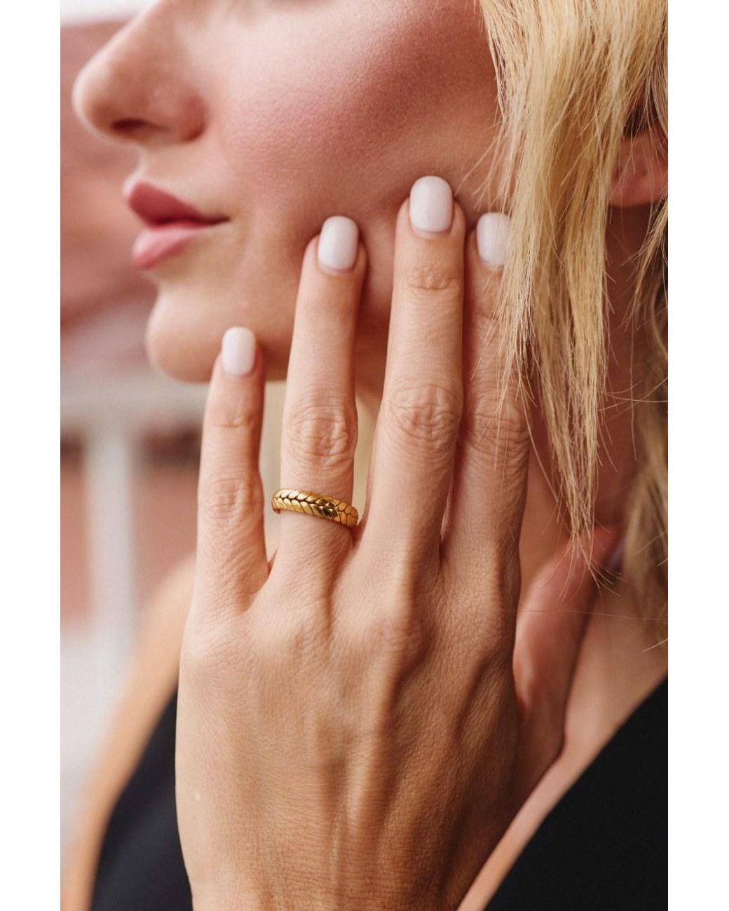 Adriana Pappas Designs Metallic Woven Ring