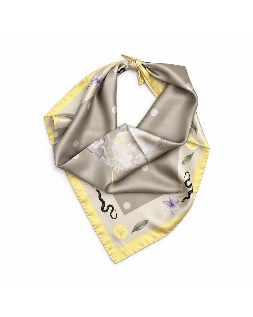 Cier Natural Snake Moon Scarf