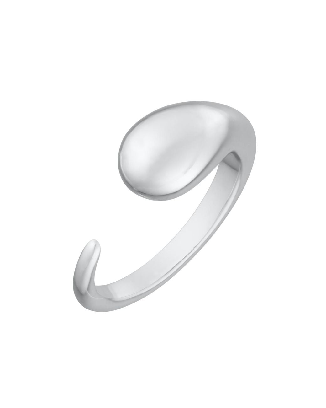 Scream Pretty White Tapered Claw Open Ring