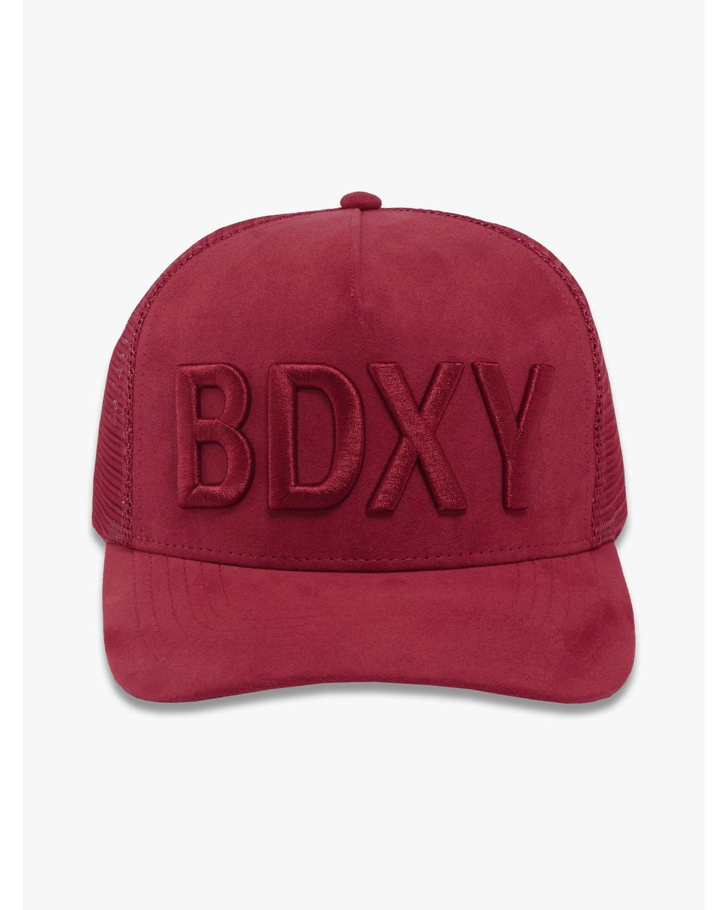 Bdxy Studio Red The Gaffer Trucker Cap for men