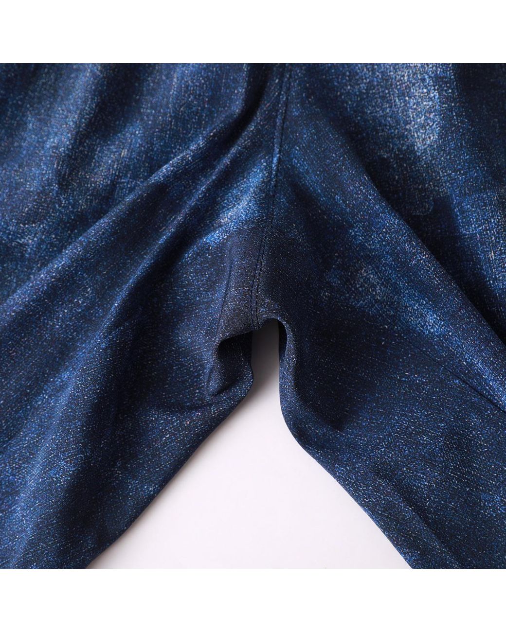 Soft Strokes Silk Blue Pure Mulberry Silk Tie Dye Printed Shorts for men