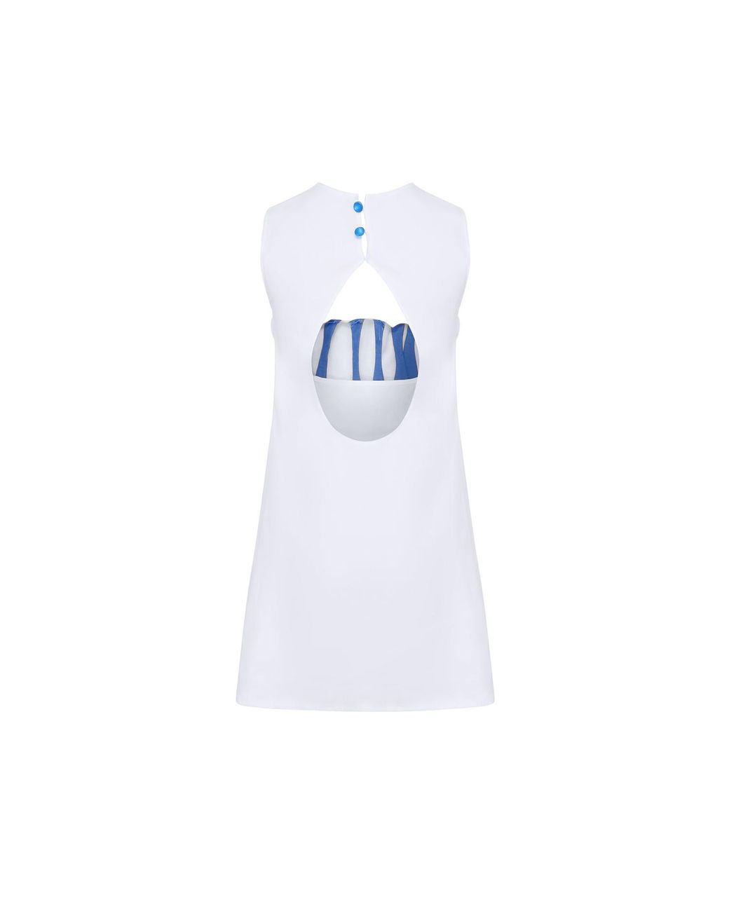 Maison Louis White Rainy Cloud Dress