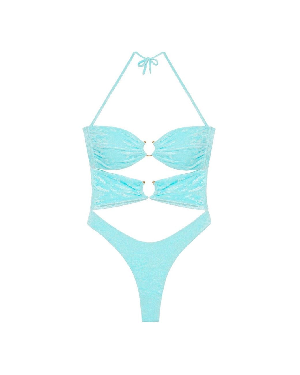Perilla Lingerie Blue On The Beach One Piece