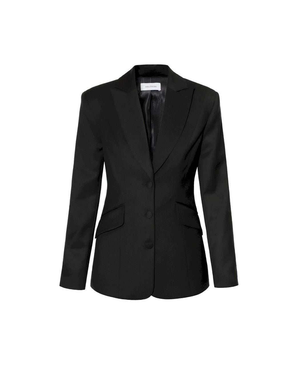 AGGI by HALEWSKI Black Leona Single Breasted Blazer