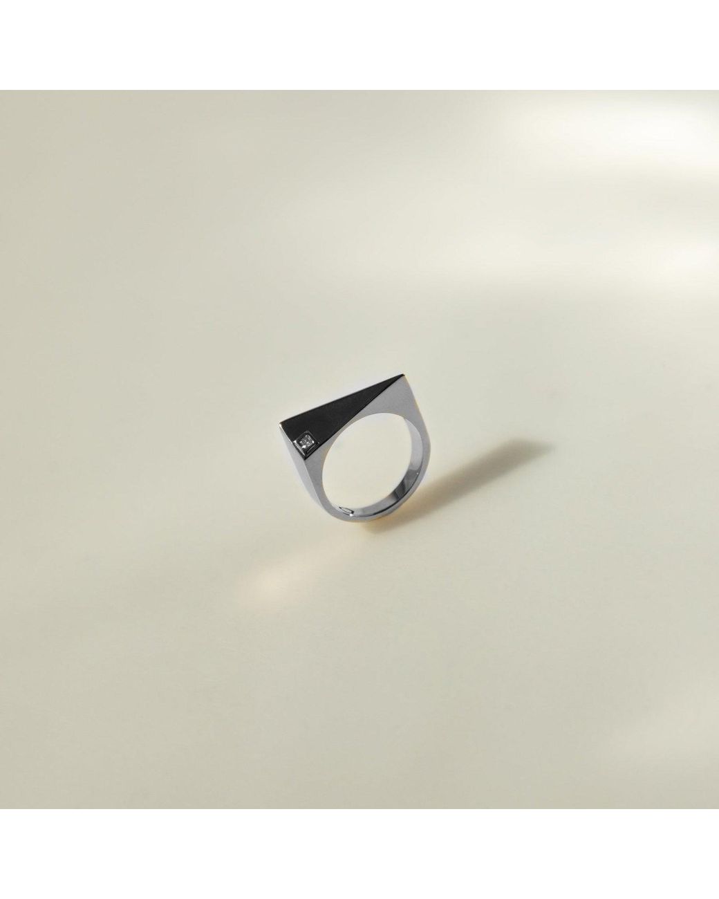 Cier White Flex Diamond Ring