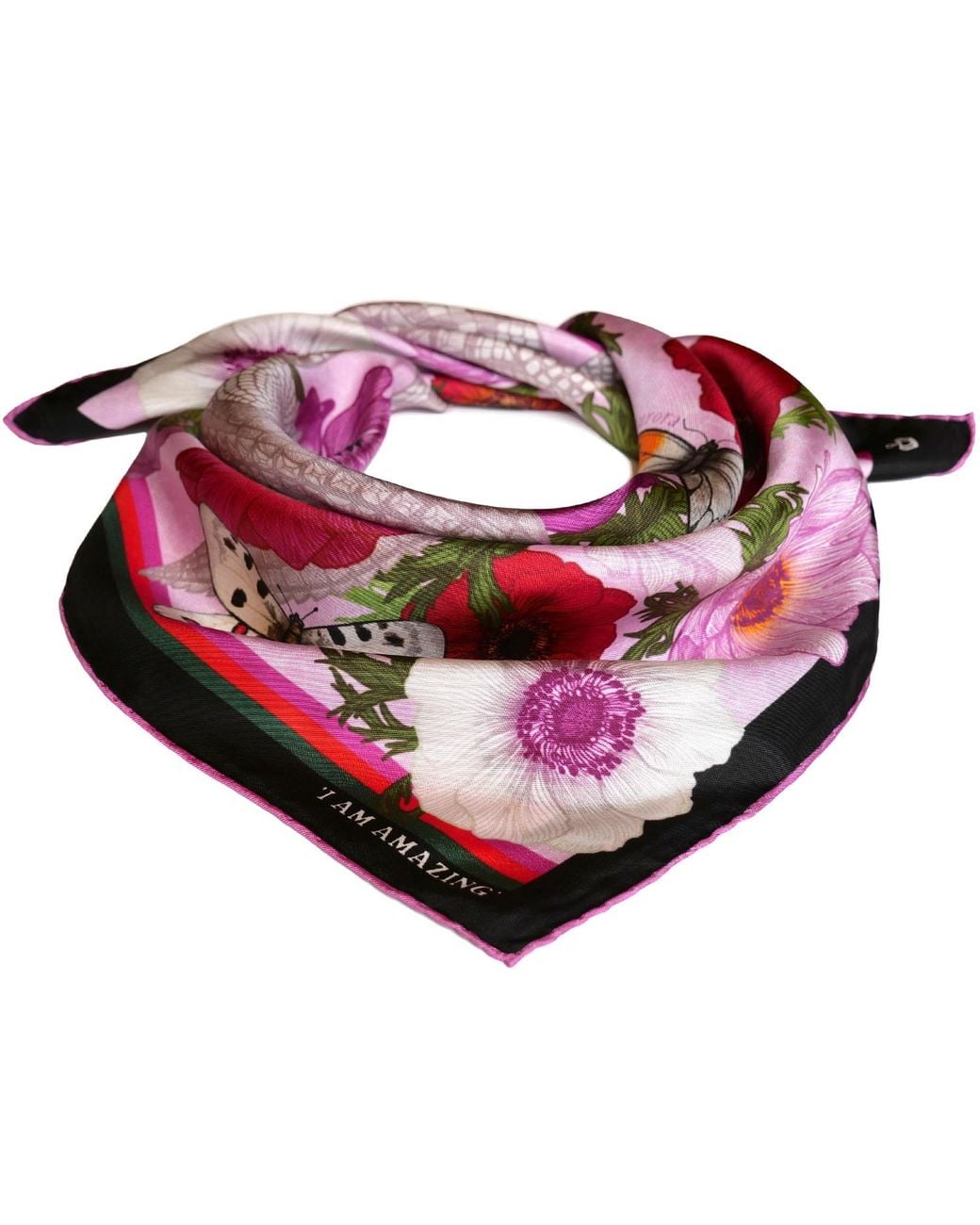 Kueen Pink Silk Scarf