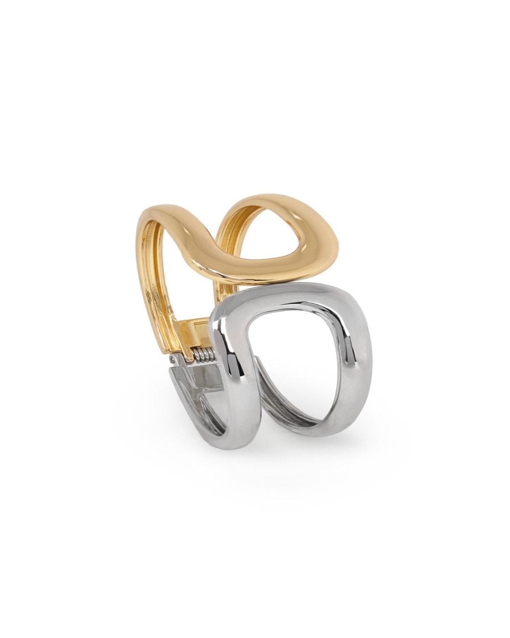 Saachi Metallic Modern Muse Two-Tone Cuff