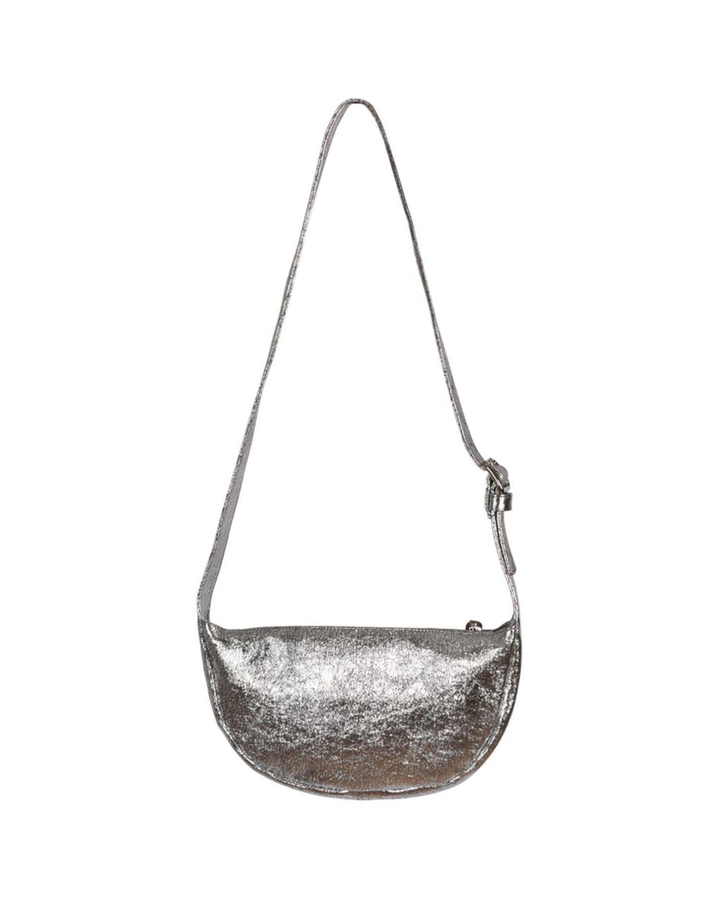Owen Barry Gray Leather Sling Bag