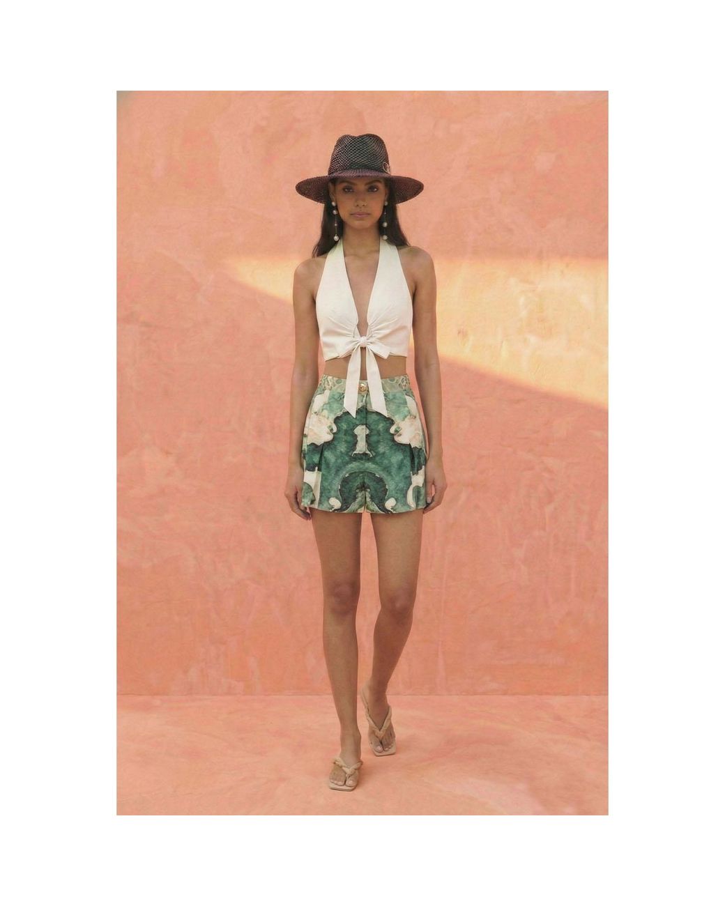 Women & Women Green Neutrals Functional Dress With Elysian Pattern