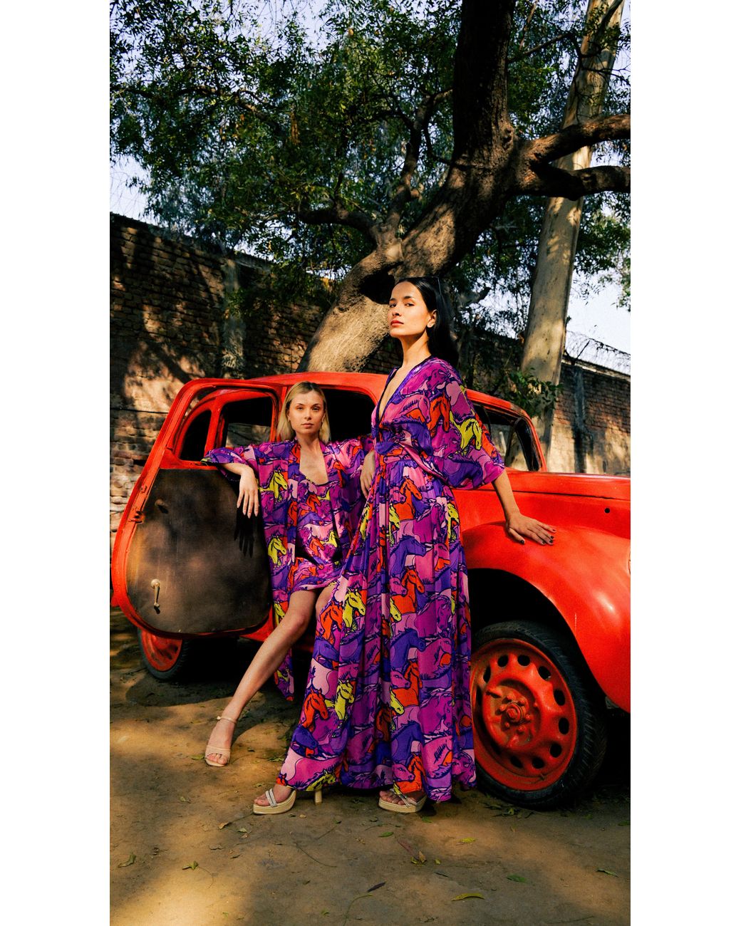 Any Old Iron Purple Runaway Short Dress