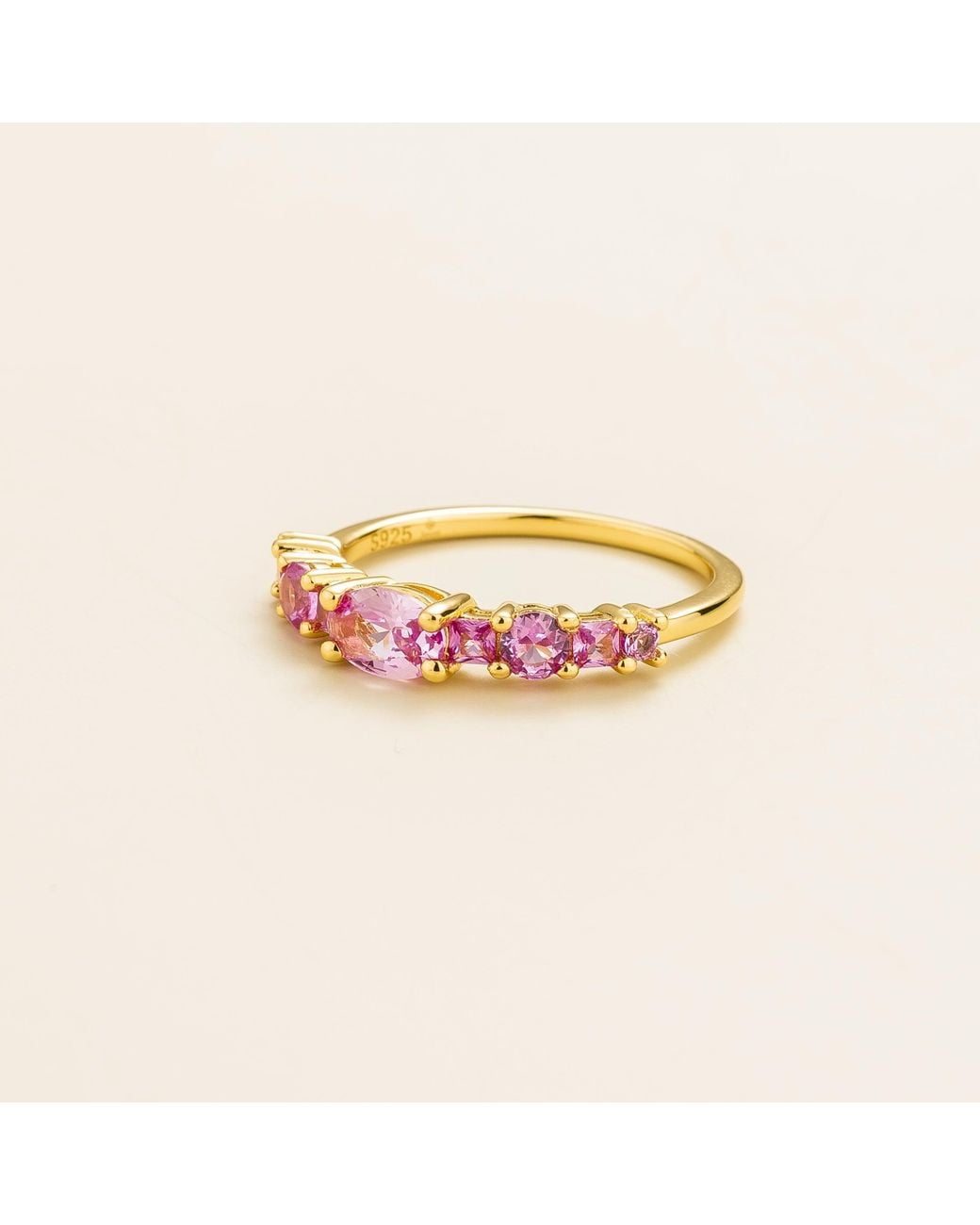 Juvetti Pink Petra Ring