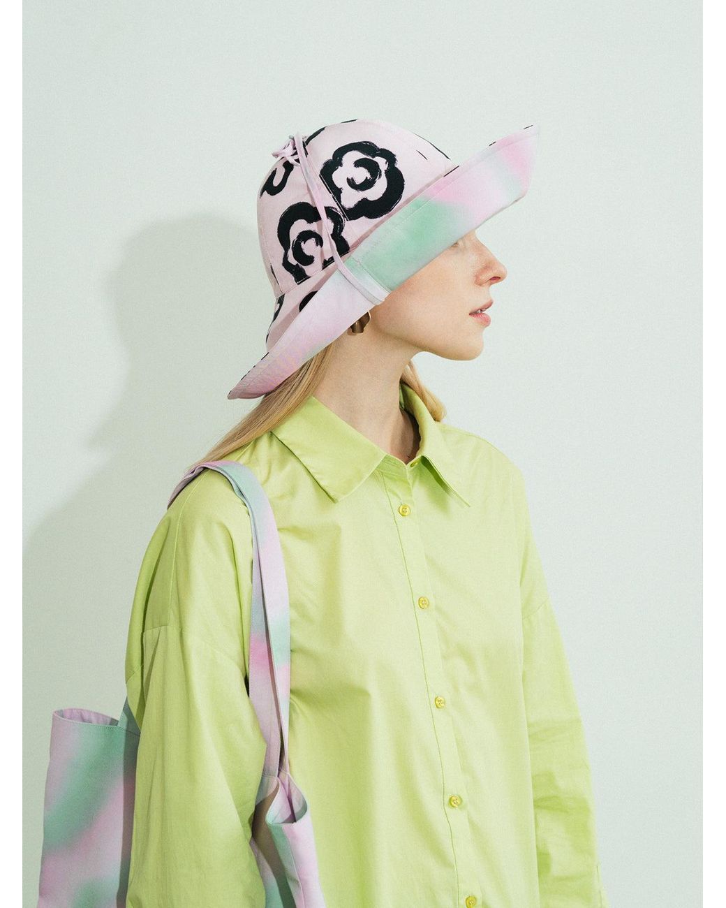 Lost Pattern Pink Day Dream Reversible Sun Hat