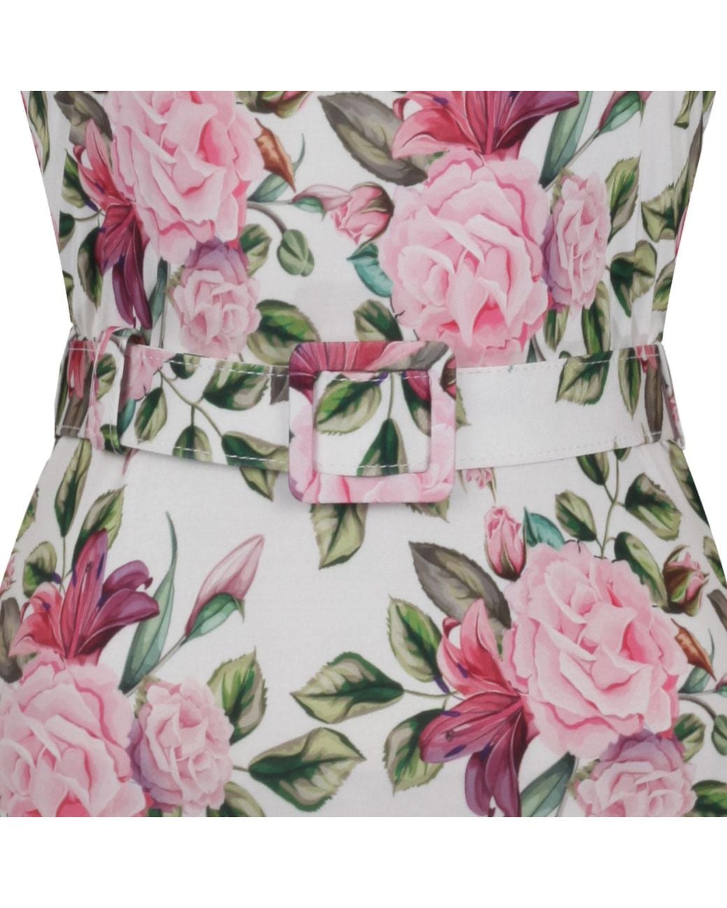 Nur Karaata Multicolor Marigold Rose Swimsuit