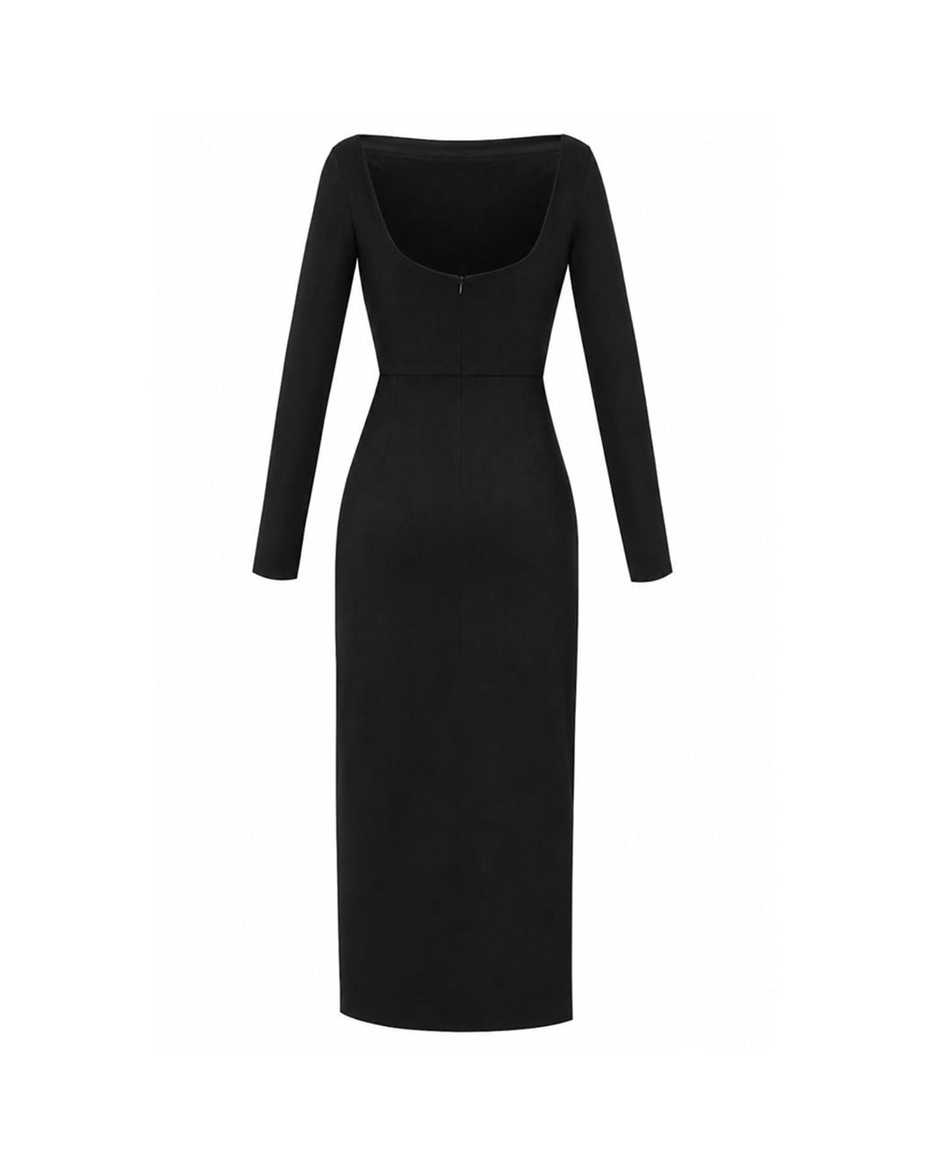 ALINA CERNĂTESCU Black Zahara Mini Cocktail And Office Lyocell Draped Bodycon Dress