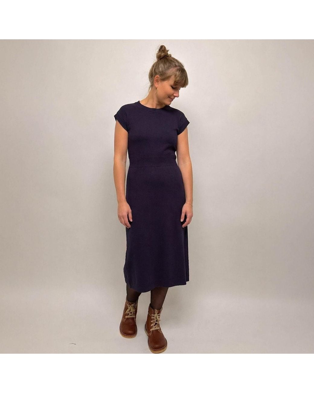 GROBUND Blue Alma Dress