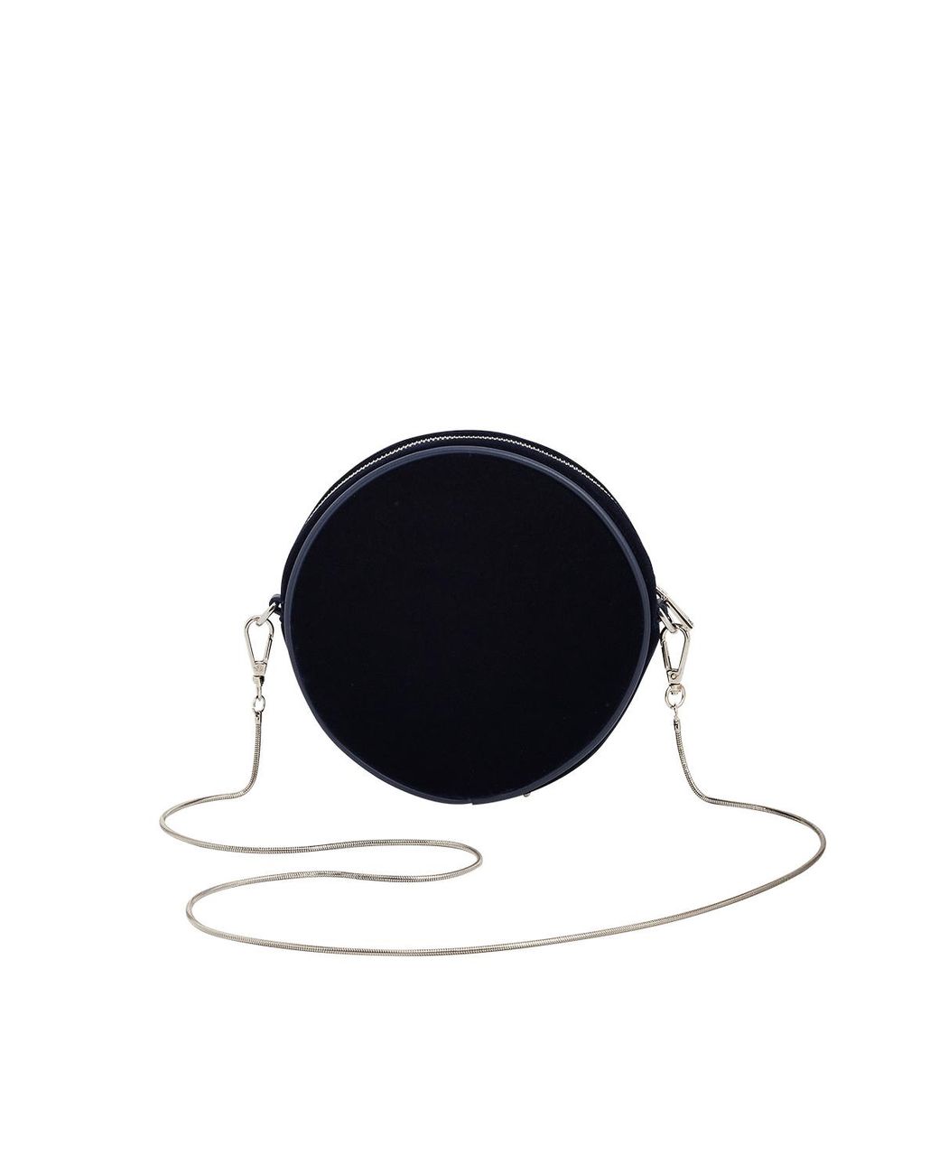 Fable England White Chloe Midnight Garden Embroidered Circle Bag
