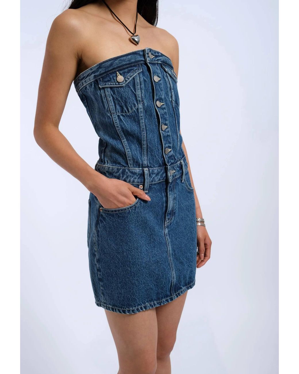 Dr. Denim Blue Carlisle Dress