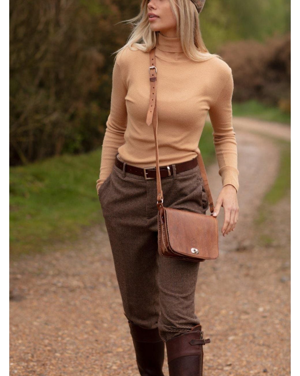 Berber Leather Brown Neutrals The Kenitra Cross-Body Bag