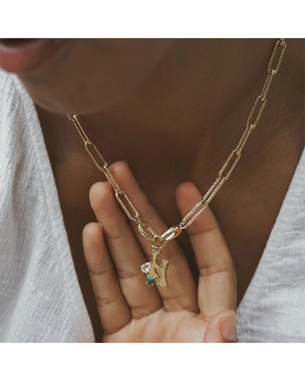 Onia Metallic Maxi Clip Choker