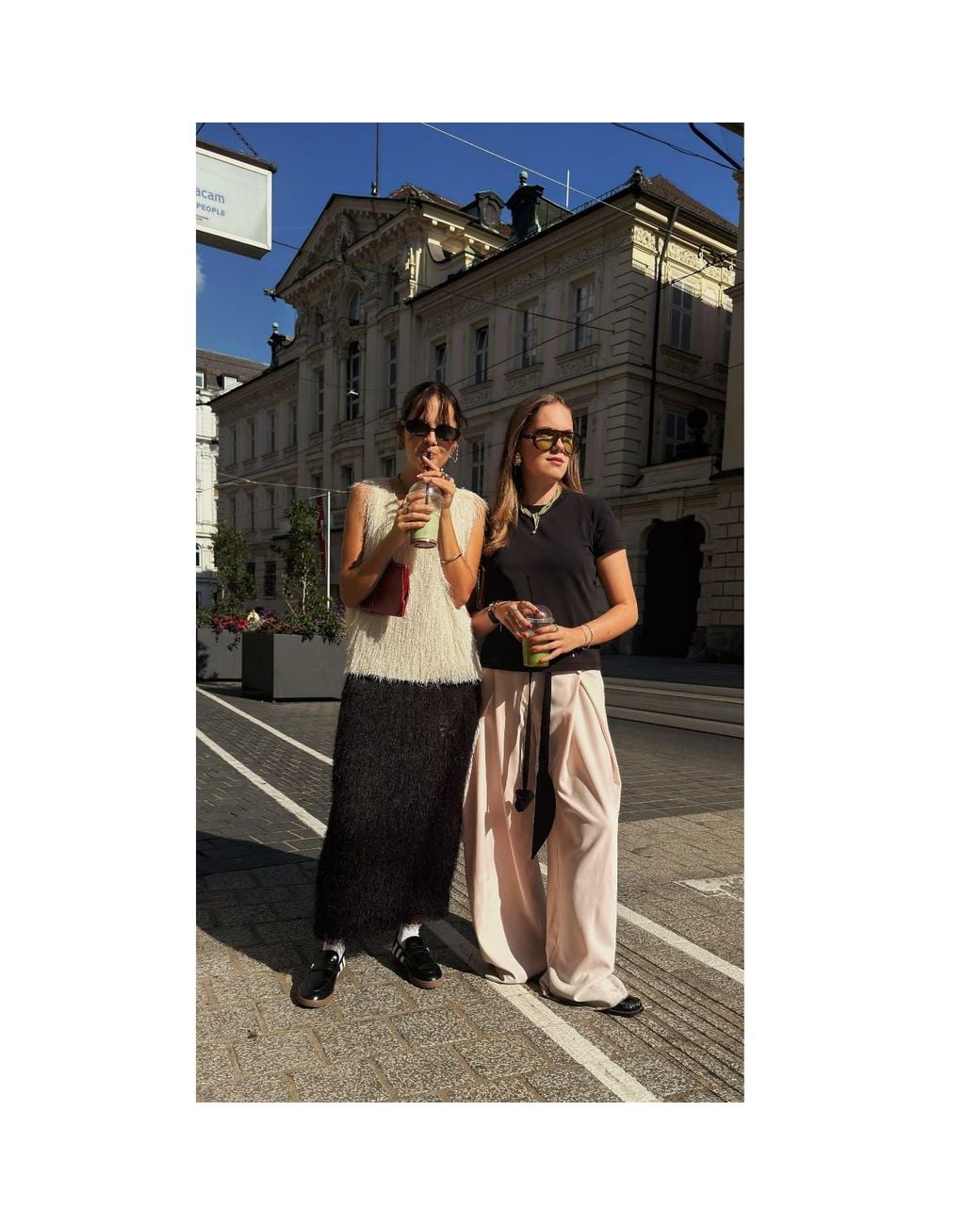 Julia Allert Pink Fashion Forward Wide-Leg Pants & Contrast Belt