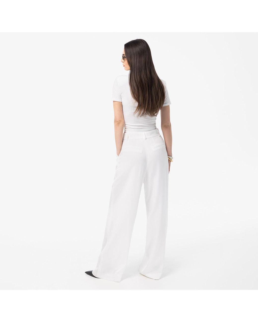 Mandragora White Naia Trousers
