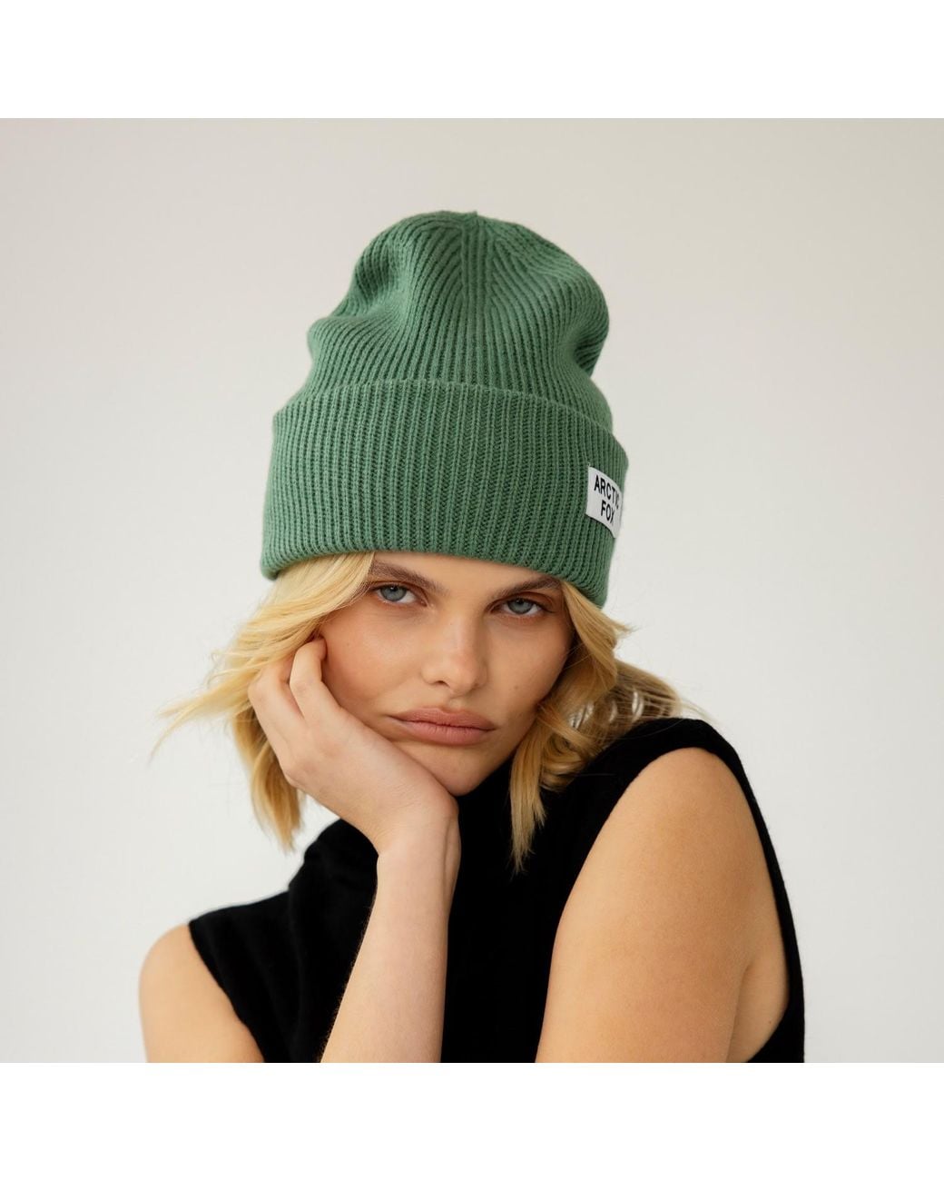 Arctic Fox & Co. Green Recycled Bottle Beanie