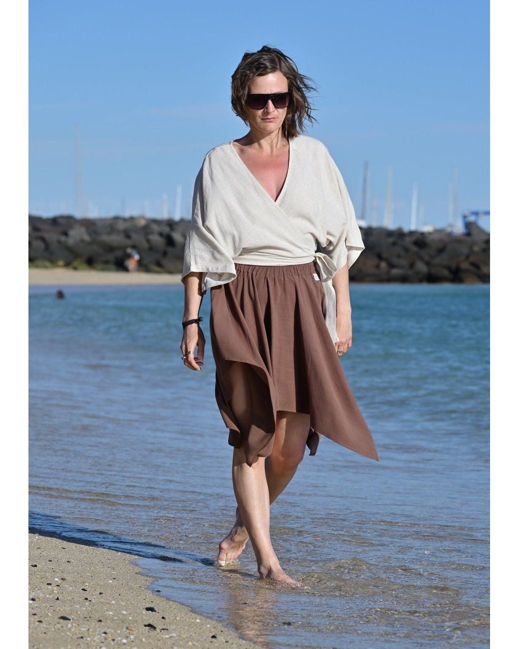 Frock Tales Brown Bay Mini Hanky Skirt