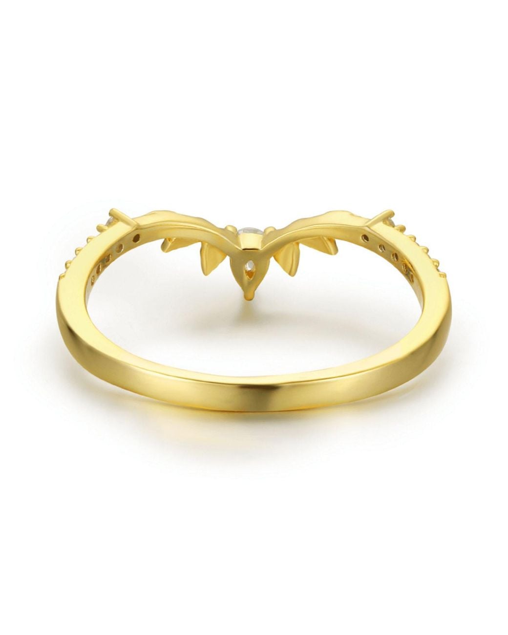 Azura Jewelry New York Yellow Woodland Stacking Band Solid