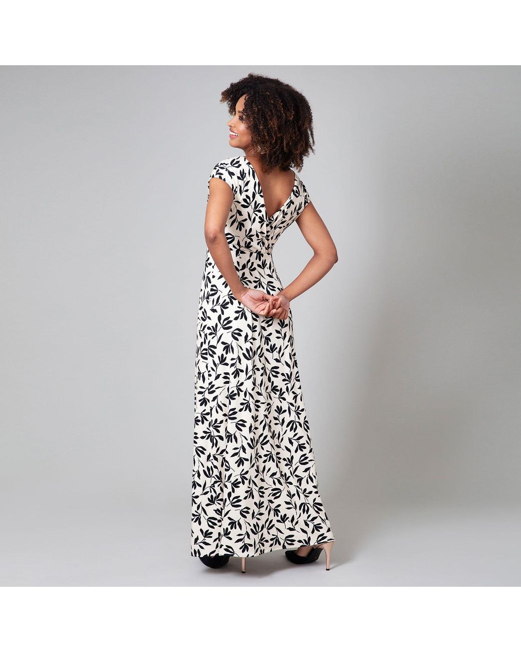 Alie Street London White Neutrals Sophia Maxi Dress