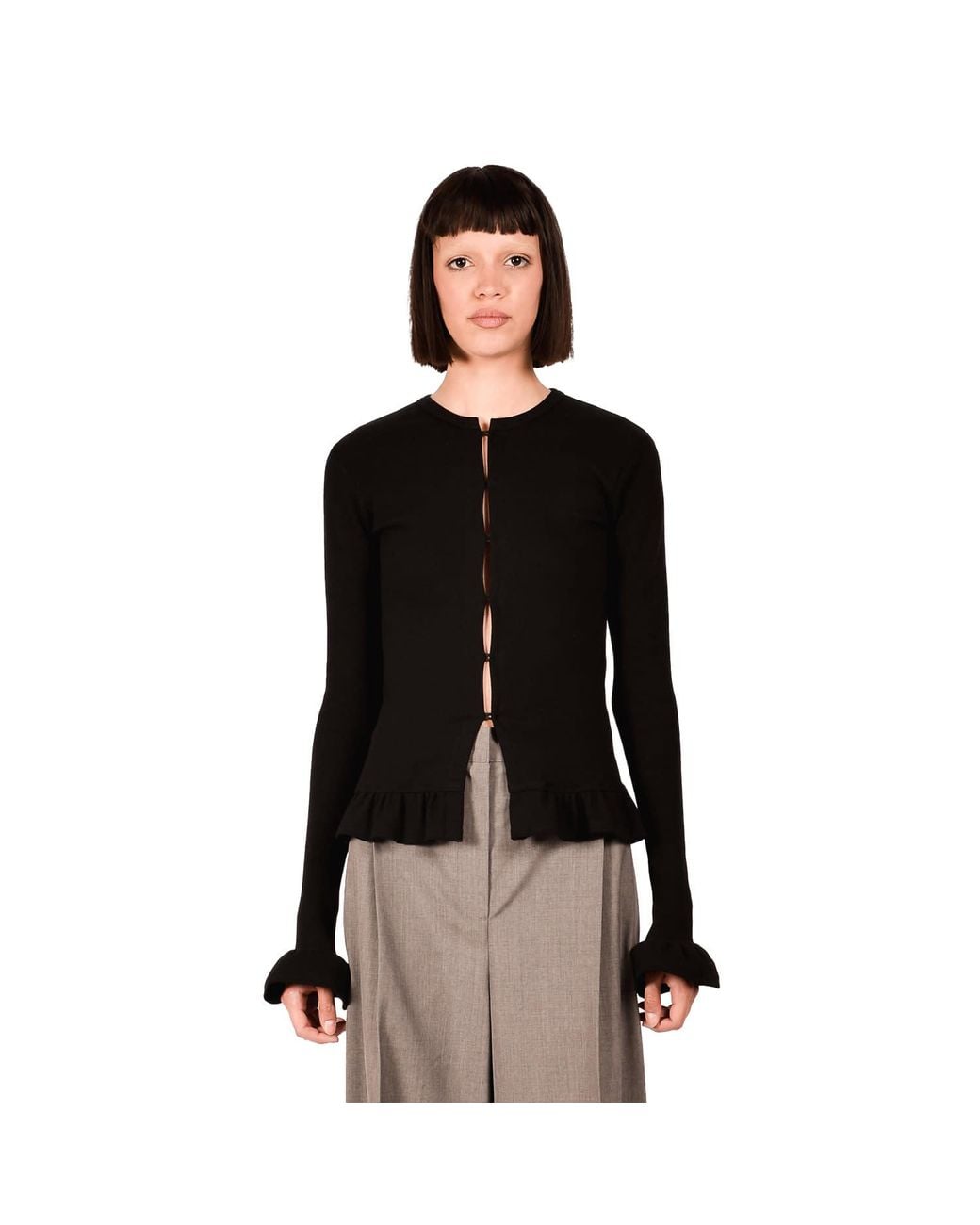 Ioana Ciolacu Black Daffodil Blouse
