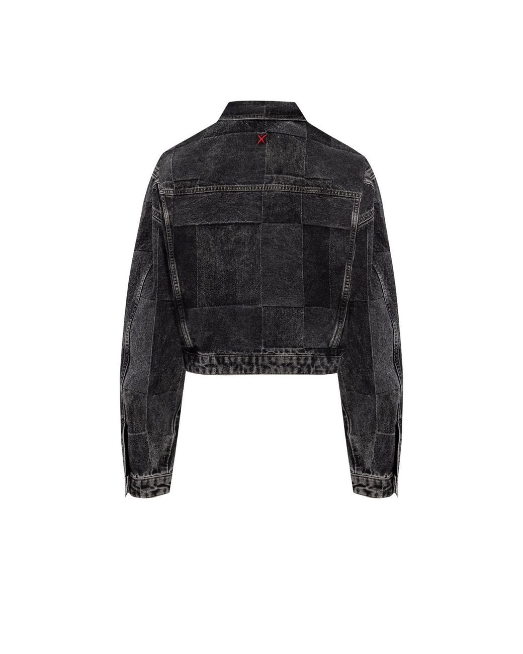 Pcfg Black Your Itch Colorblocked Denim Jacket