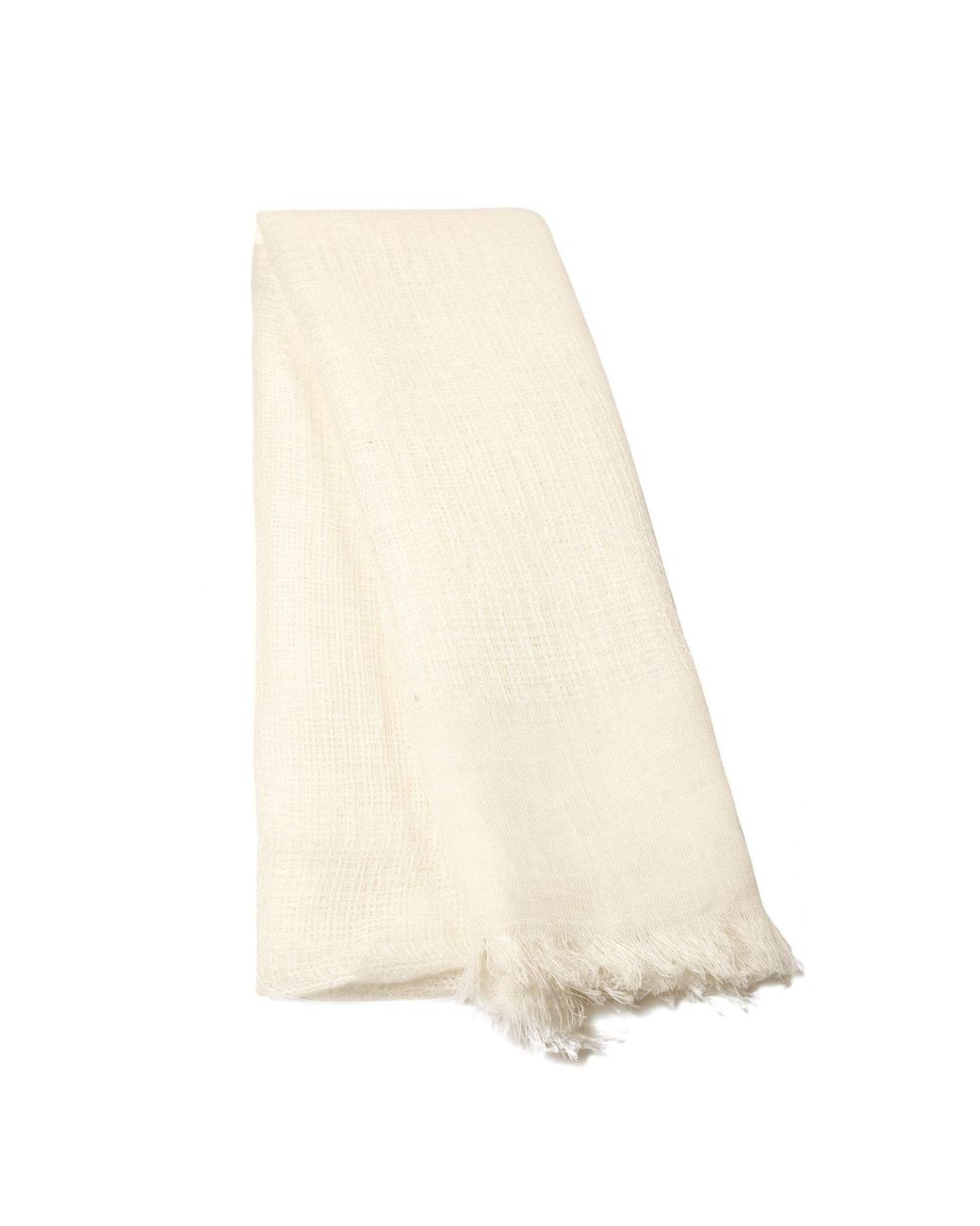 Heritagemoda White Neutrals Handwoven Premium Linen Scarf For