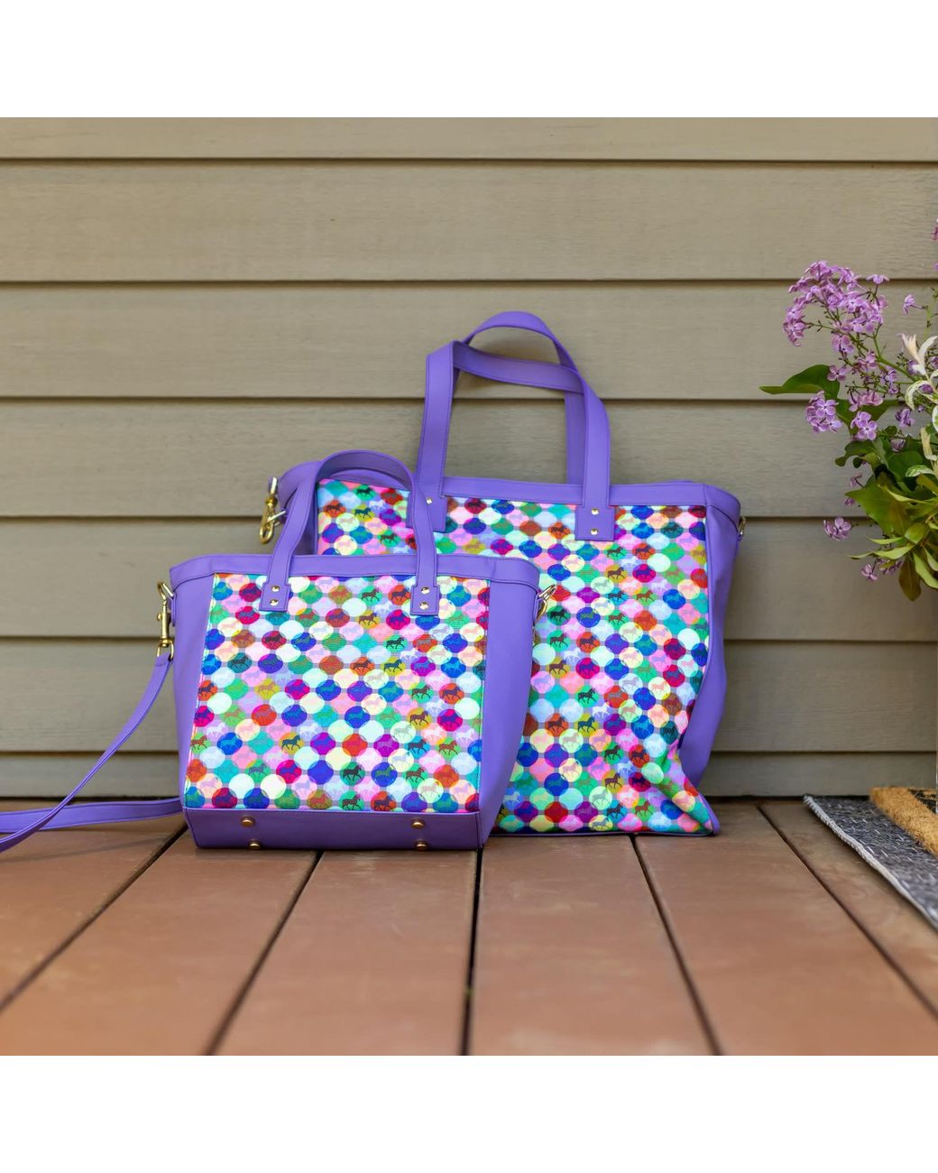 FORZA CAVALLO Blue Otto Tote Small