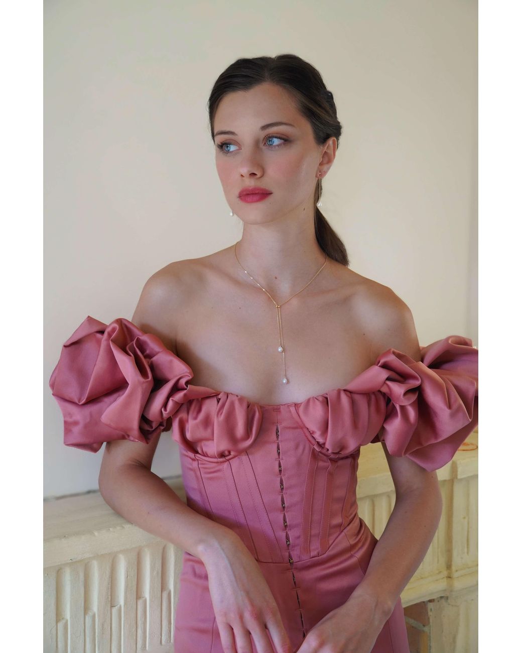 Katy Faye Metallic Leana Necklace