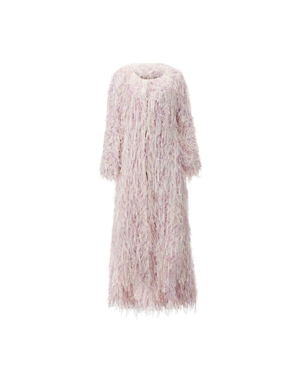 RUE AGTHONIS Pink Crayon Coat