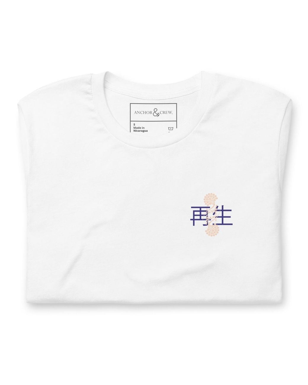 Anchor and Crew White Ten Vhs Japan Era Organic Cotton T-Shirt for men