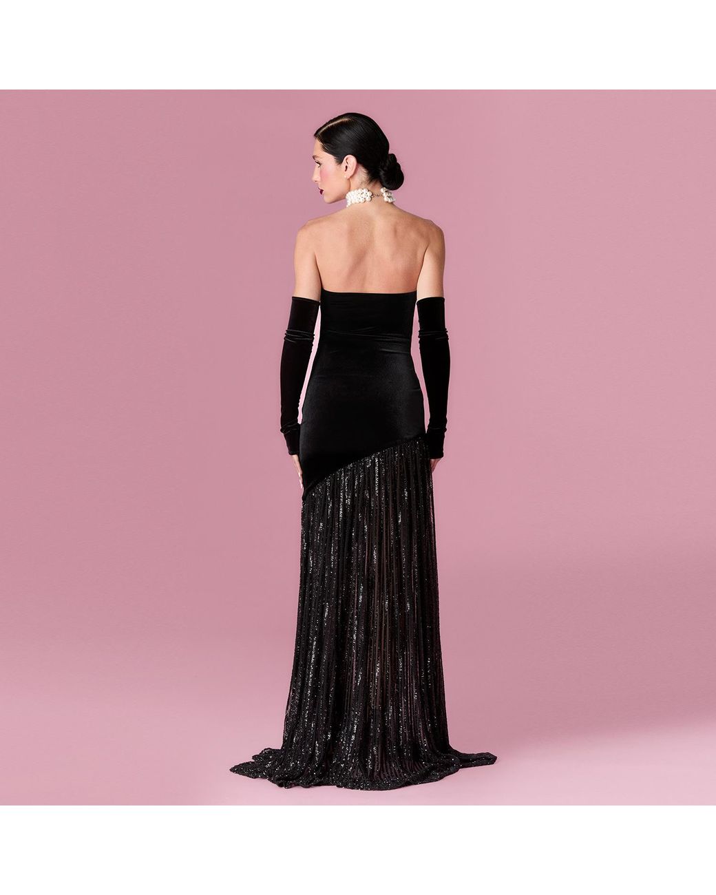 Nur Karaata Black Florence Gown