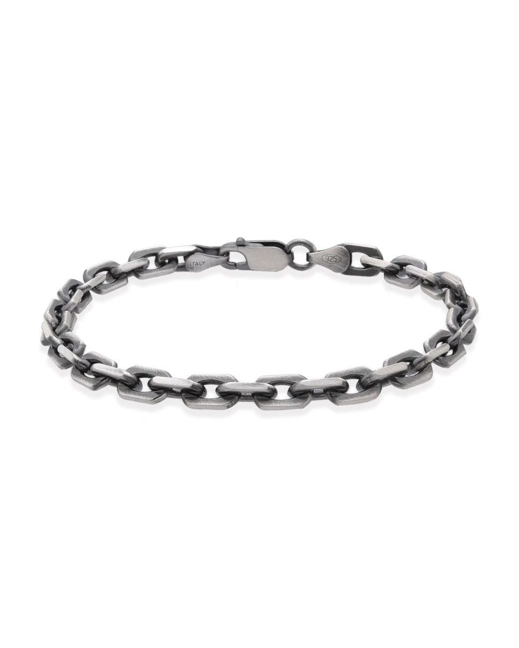 Altar™ Ornaments Co. Metallic Sentinel Bracelet Sterling Gunmetal Chain Bracelet – Altar for men