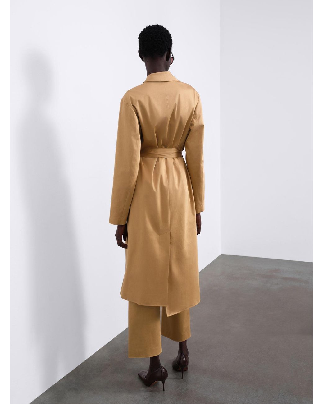 Sélone Natural Neutrals Colette Maxi Trench Warm Camel
