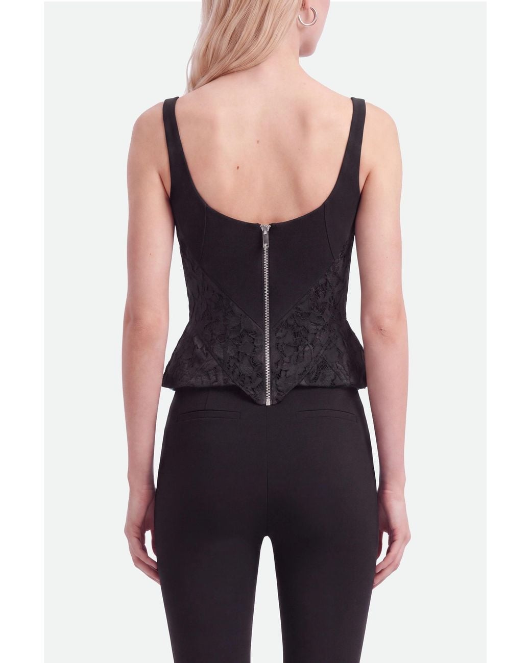 Nocturne Black Boned Sweetheart Bustier Top