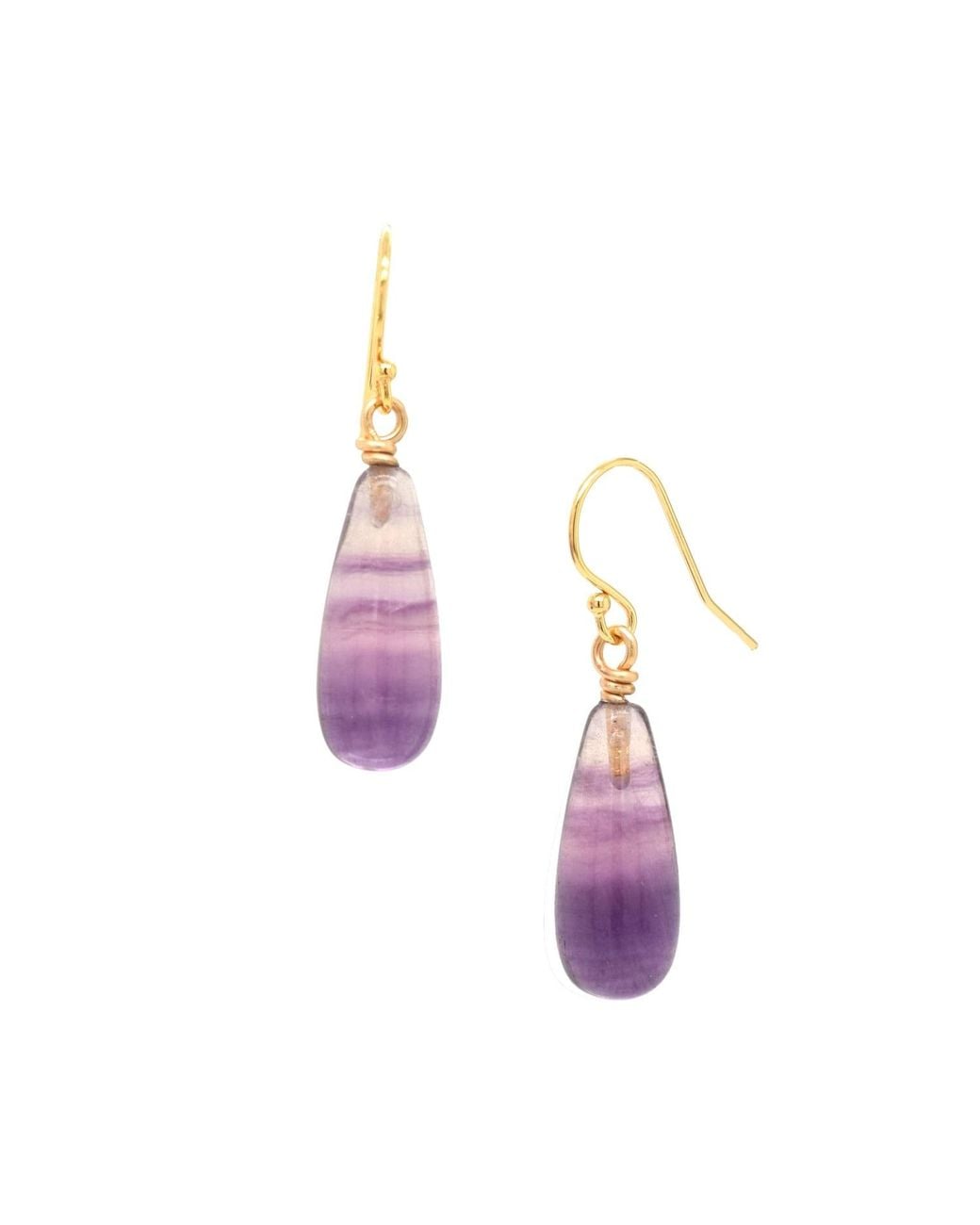 Lori Kaplan Design Blue Fluorite Drop Earrings Xiv